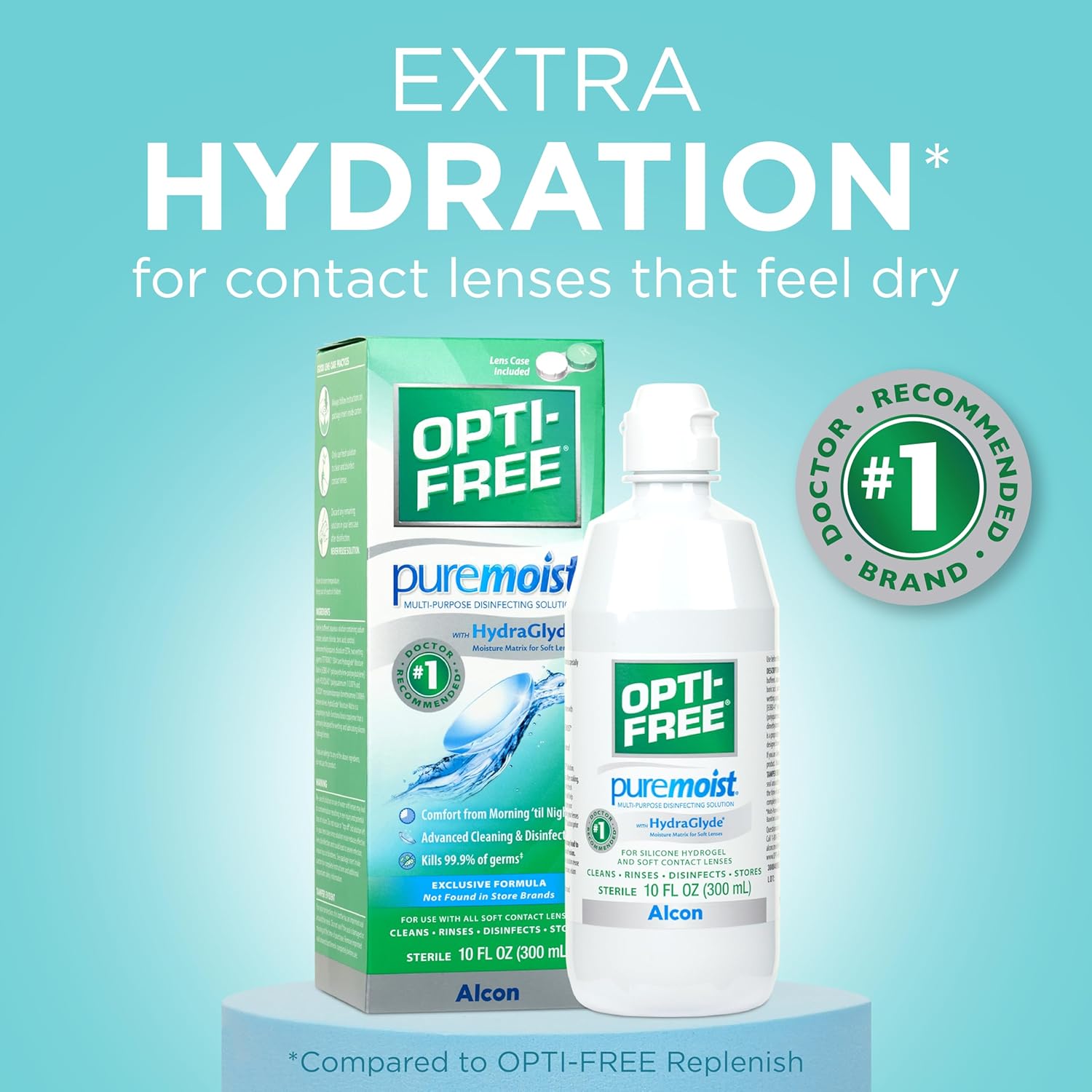 Buy now Opti-Free Puremoist Rewetting Drops, 12-mL at indiglob india