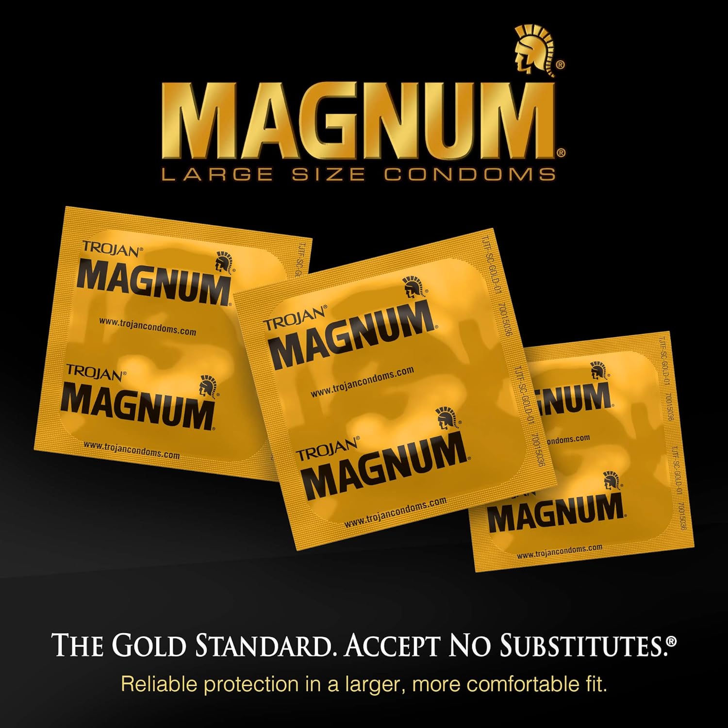 Buy now Trojan Magnum Thin Large Size Lubricated Condoms - 12 Count (Pack of 1) at indiglob india