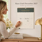 Aesthetic 2026-2027 Wall Calendar - Runs from June 2026 Until December 2027