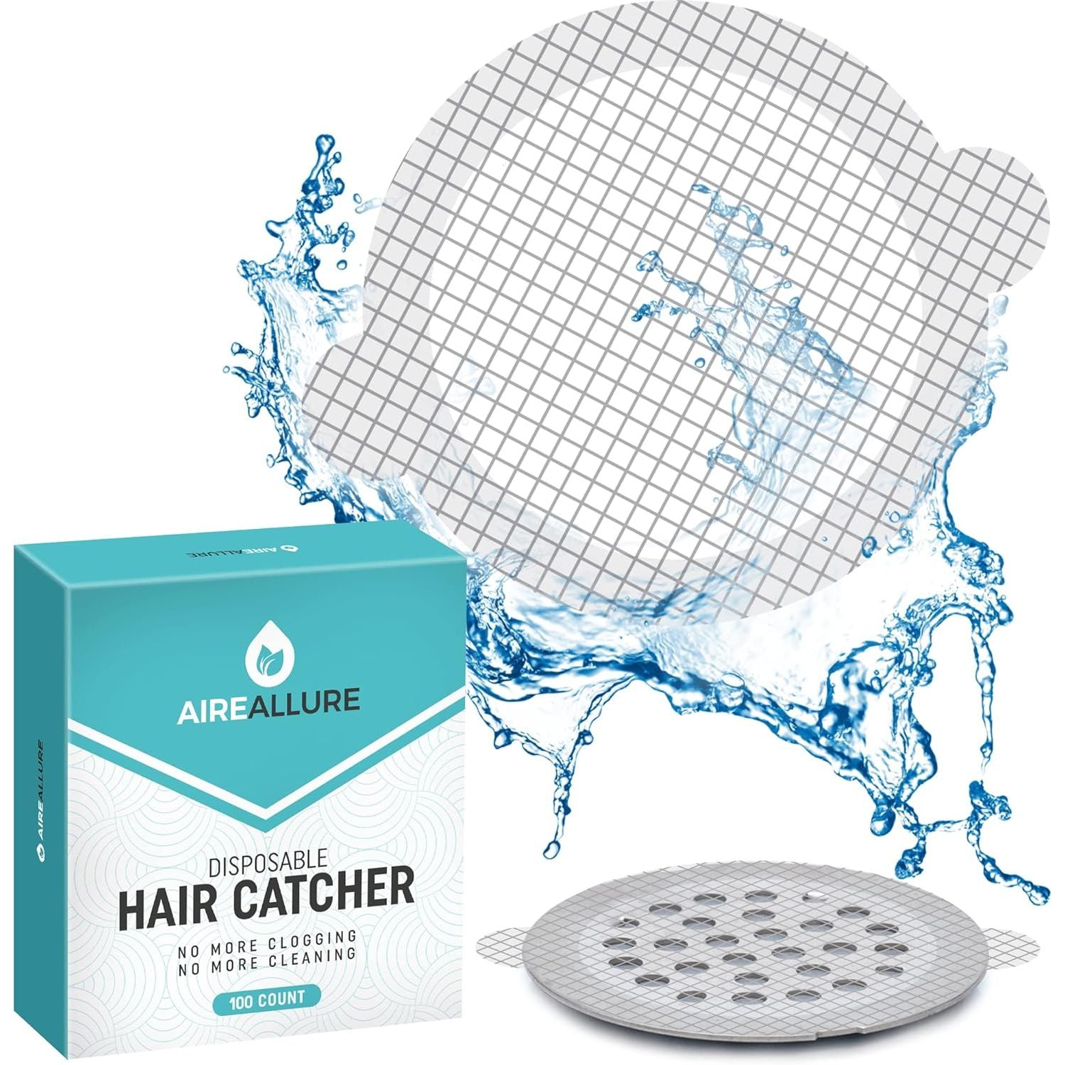 Buy now 50 Pack, Disposable Shower Drain Hair Catcher Mesh Stickers… 100 at indiglob india