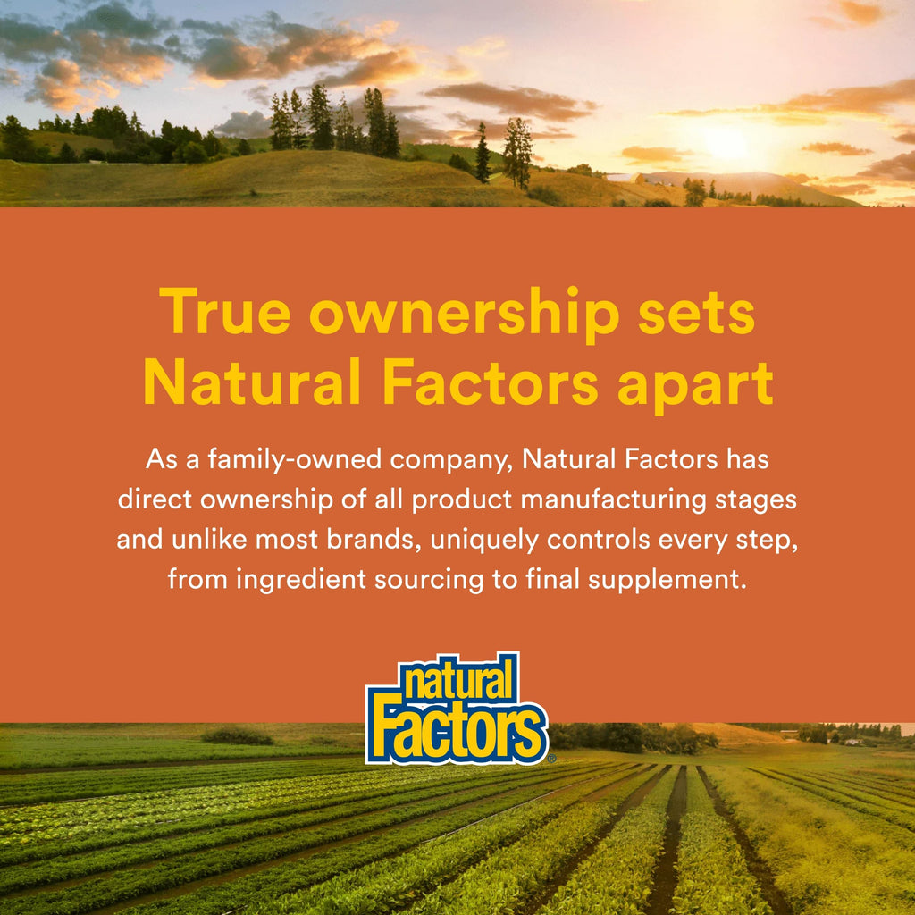 Natural Factors Bioactive Quercetin EMIQ 50 mg + Vitamin C, 60 Veg Caps