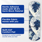 BAND-AID Brand Flexible Fabric Adhesive Bandages, Hokusai Designs, 50 Count
