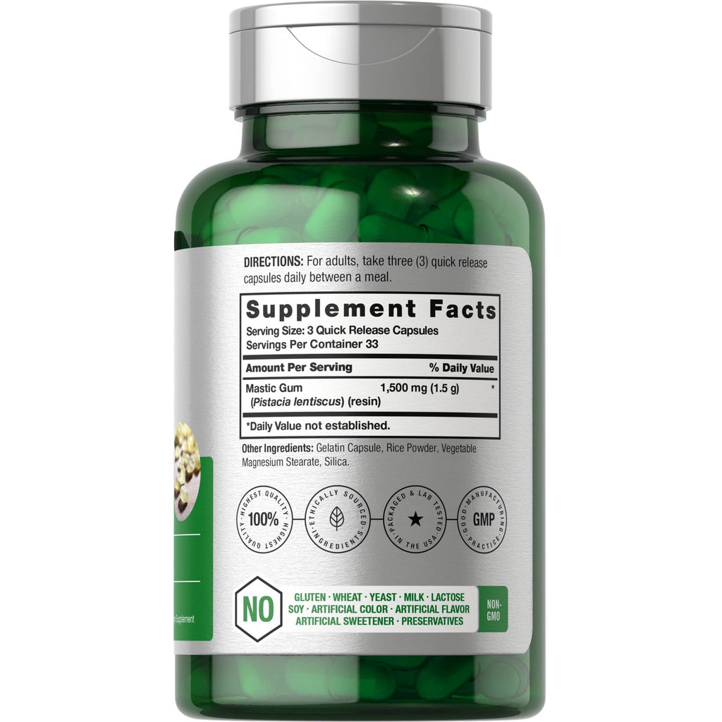Horbäach Mastic Gum | 1500mg | 100 Capsules