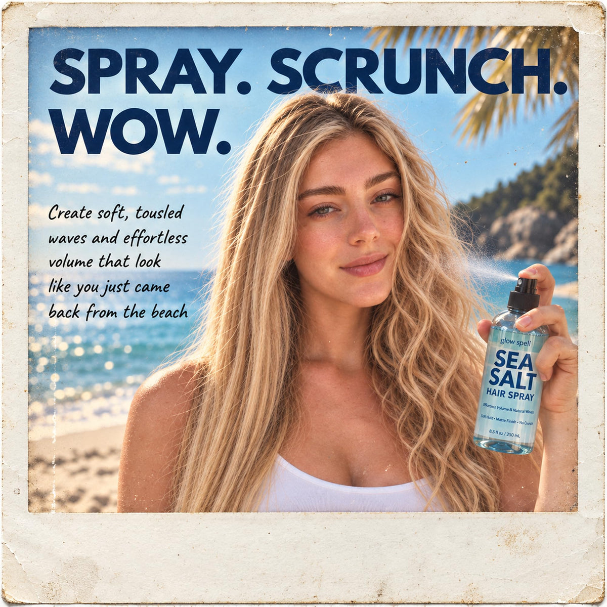 Sea Salt Spray for Hair – Texturizing Spray, Beach Waves & Volume (8.5 oz)