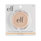 e.l.f. Prime & Stay Finishing Powder, Sets Makeup, Controls Shine & Smooths Complexion, Sheer, 0.18 Oz (5g)