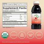 Buy now Dynamic Health Organic Tart Cherry Juice, Unsweetened 100% Juice Concentrate, Antioxidants Supplement, No Sweeteners or Additives, Vegan, Gluten Free, BPA Free (16oz) at indiglob india