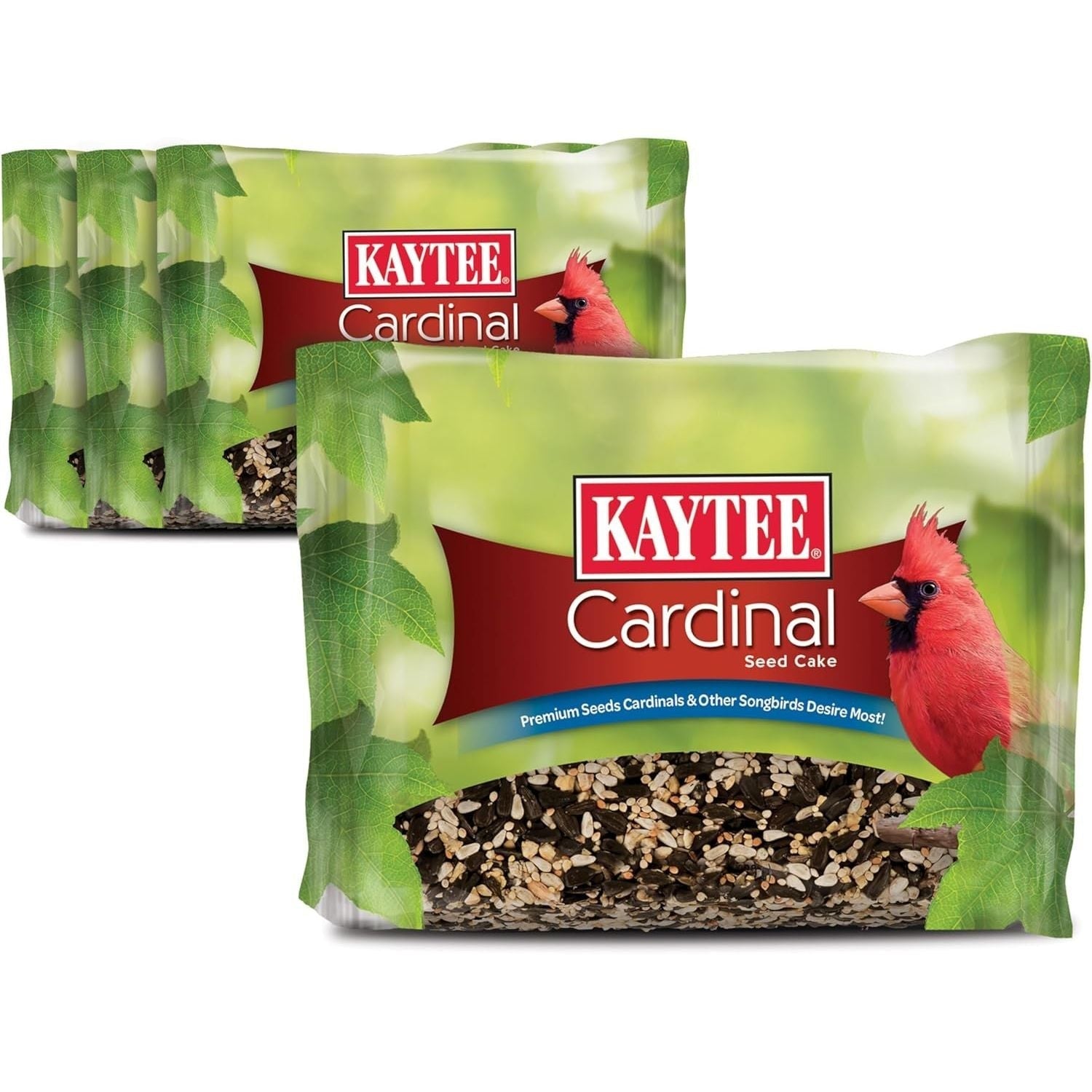 Buy now Kaytee Woodpecker Seed Cake, Wild Bird Food, 1.85 Pounds Cardinal, 4 Count at indiglob india