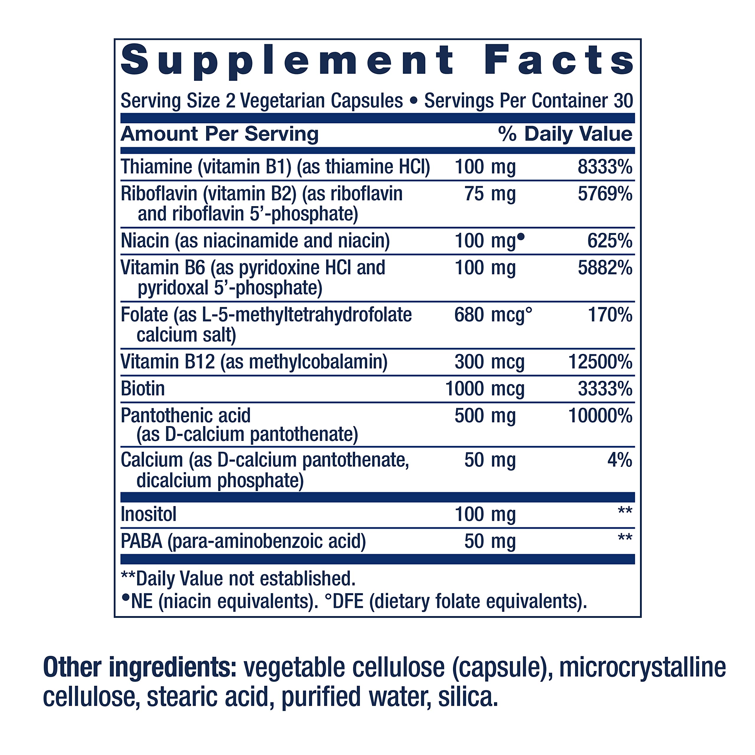 Life Extension BioActive Complete B-Complex, 60 Vegetarian Capsules | Complete B Complex for Heart, Brain & Nerve Support with Healthy Energy & Metabolism in Vegetarian Capsules