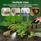 Powder Duster,Diatomaceous Earth Applicator, Large Bulb Duster with Long Metal Tube,Puffer Sprayer for Multi Purpose Indoor and Outdoor,for Organic Gardening Agricultural Supplies(1Pack)