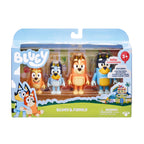 Buy now Bluey Pass The Parcel Figurine Toys Pack of 4, Character Toys with Bingo, Lucky’s Dad, and Lila Figures, Small Action Figures for Kids Ages 3+ at indiglob india