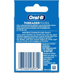 Buy now Oral-B Threader Floss, 30-Count: 6 envelopes of 5 threaders (Value Pack of 3) at indiglob india