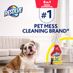 Resolve® 5-in-1 Urine Destroyer Carpet Cleaner Spray, Pet Stains, 22oz