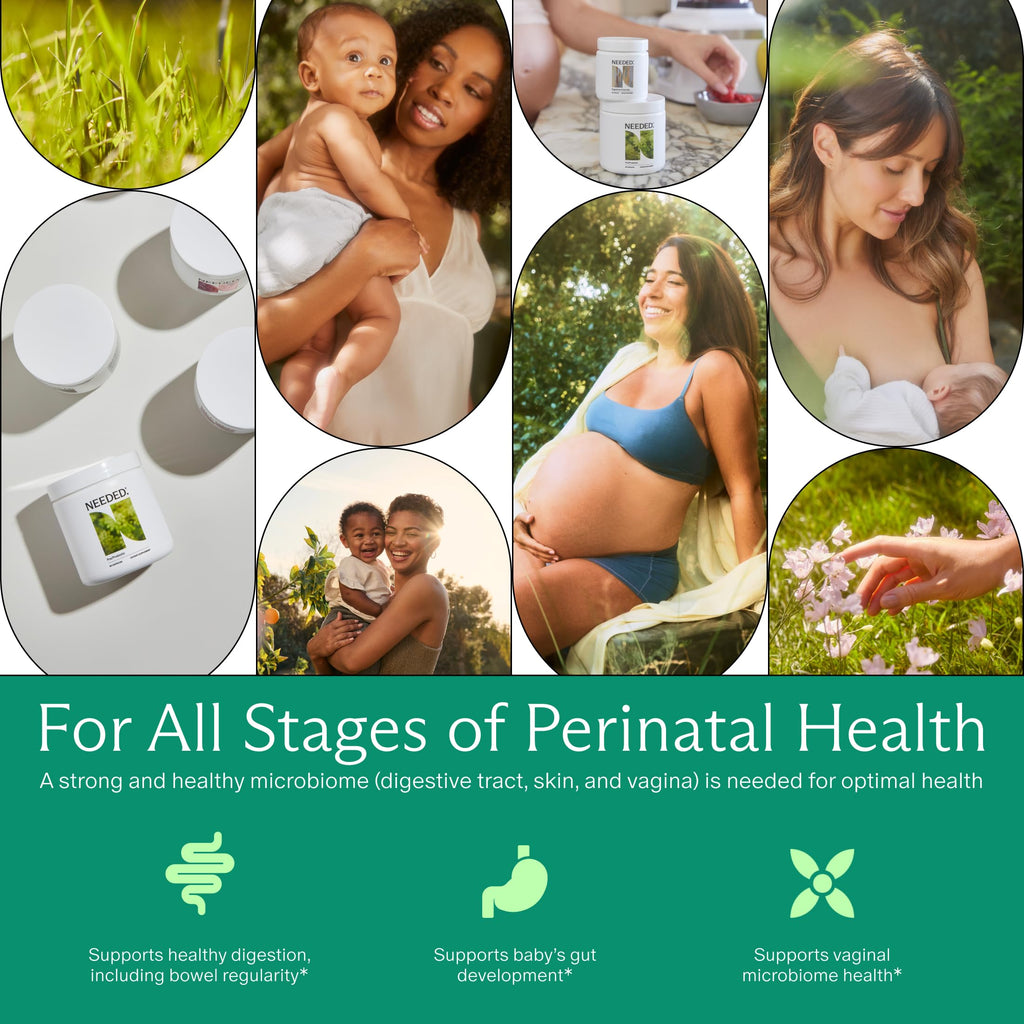 Needed. Prenatal Prebiotic & Probiotic, Expertly-Formulated, 60 Capsules