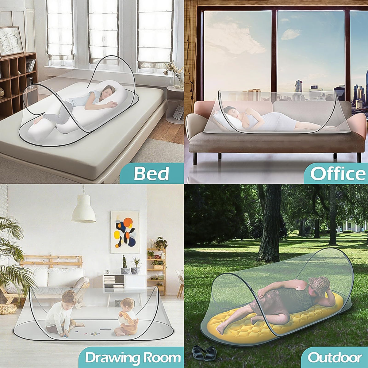 78 * 31 * 23Large Pop-Up Mosquito Net, Lightweight, Breathable, and Soft Convenient Mesh Tent,Foldable and Durable,Mosquito Net for Bed,Apply to Outdoor Athletes, Camping, Beach,Starlit Sky of Night.