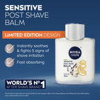 NIVEA MEN Sensitive Post Shave Balm, After Shave Balm for Men, 3.3 FL OZ