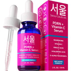 SeoulCeuticals Korean Skin Care 20% Vitamin C Serum for Face + CE Ferulic | 1oz C E Ferulic Vit C Facial Oil with Hyaluronic Acid, Vitamina E, Vegan, Cruelty Free, Anti Aging K Beauty Glow C+E Skincare