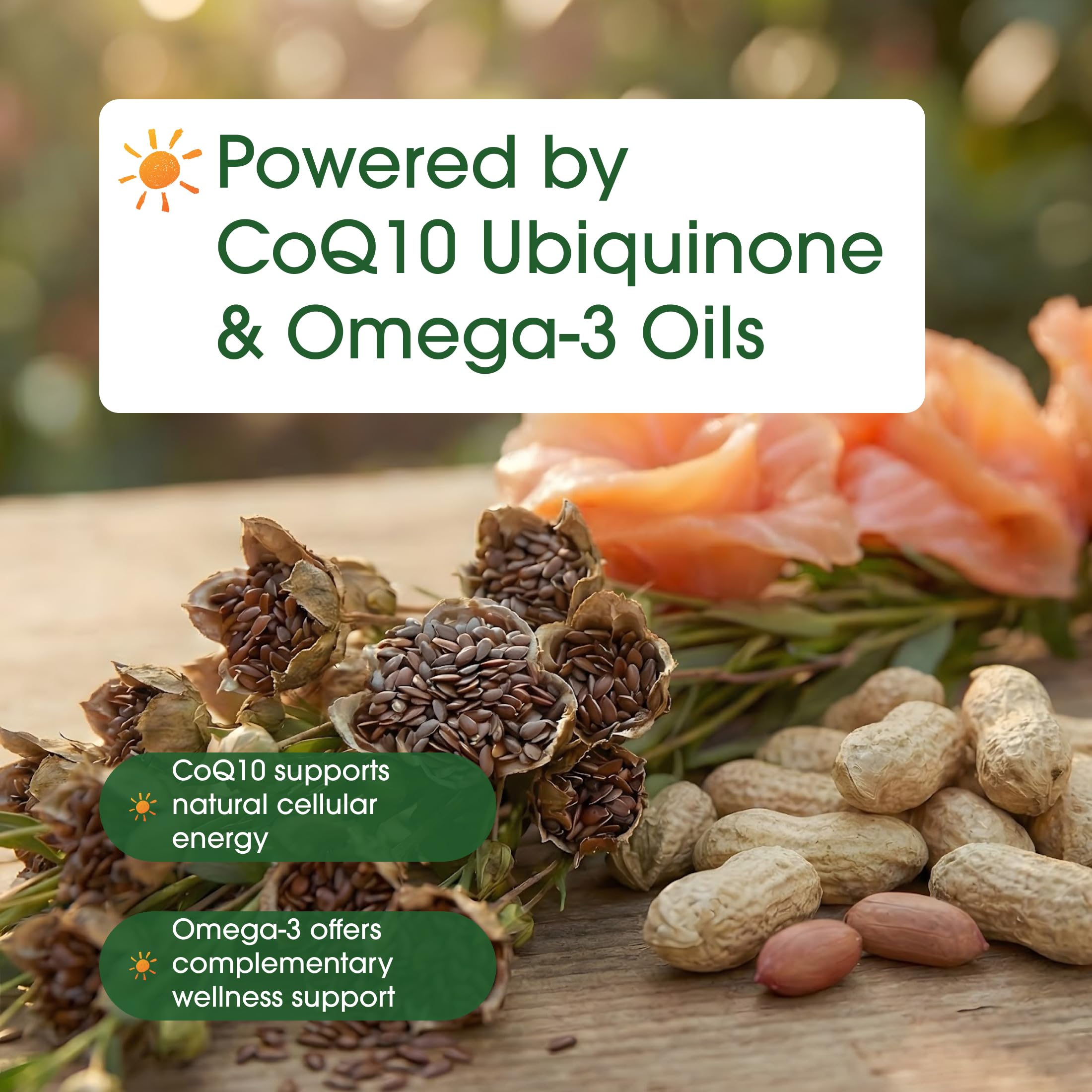 NatureBell CoQ10 400mg with Omega-3-240 Capsules - Antioxidant Supplement for Heart Health Support - Supports Cellular Energy* - Extra Strength Coenzyme Q10-3rd Party Tested