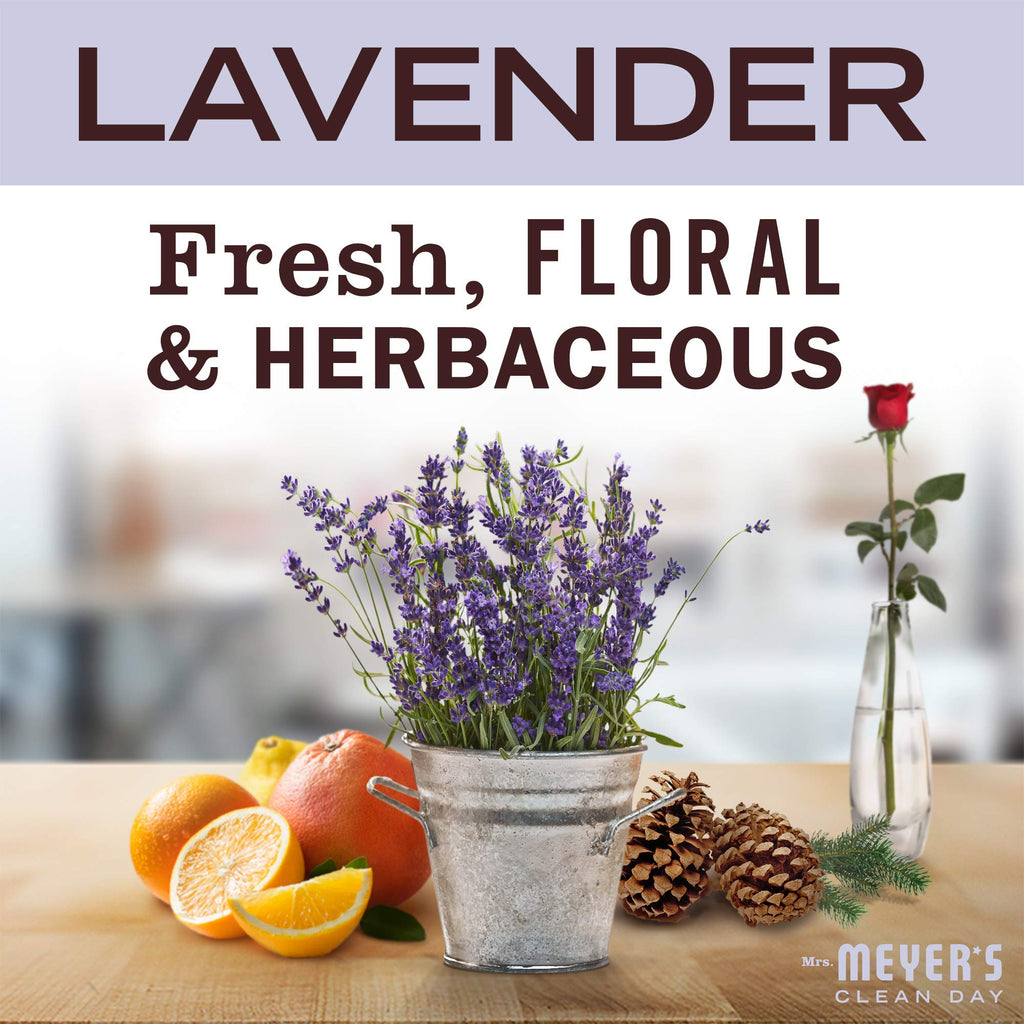 MRS. MEYER'S CLEAN DAY Foaming Hand Soap, Lavender Scent, 10 Ounce Bottle