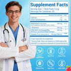 ASSR Supplement Ready to Drink No Mix, Triple Magnesium Glycinate, Malate, Citrate, Ashwagandha, L Theanine, Vitamin D, 25ct