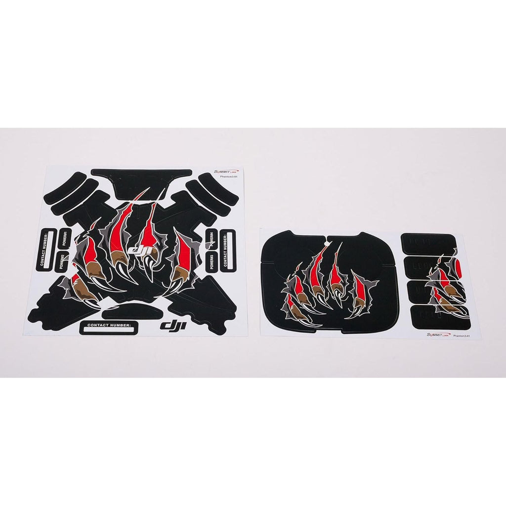 Buy now SummitLink Phantom 3 Sticker Set/Controller & Aircraft Stickers Radiation Wrap Body Decal Skin wrap Sticker (Phantom 3 Standard not Included) at indiglob india