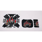 Buy now SummitLink Phantom 3 Sticker Set/Controller & Aircraft Stickers Radiation Wrap Body Decal Skin wrap Sticker (Phantom 3 Standard not Included) at indiglob india