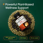 NatureBell Pumpkin Seed Oil 3,000mg with Saw Palmetto, 240 Softgels
