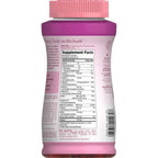 Nature's Bounty Optimal Solutions, Women's Multivitamin Gummies for Immune Support, Cellular Energy Support, Bone Health, Raspberry Flavor, 140 Ct, 70 Total Servings