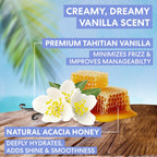 Palmer's Tahitian Vanilla Leave-In Conditioner with Cocoa Butter (8.5 Oz) | Indulgent, Hydrating Hair Detangler Spray, Acacia Honey & Vitamin E, Heat Protectant, Frizz Control & Long-Lasting Moisture