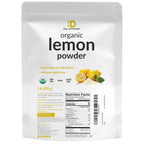 Organic Lemon Powder, 1lb – Real Freeze-Dried Source – Rich in Essential Vitamin C – Natural Immune Support – Raw Lemon Juice Flavor & Aroma – Non-GMO, Filler Free, No Sugar