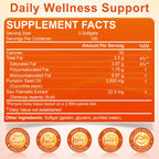 Pumpkin Seed Oil with Saw Palmetto, 3500mg Max Strength per Serving | 300 Softgels, Cold-Pressed with Essential Fatty Acids & Phytosterols, Supports Hair, Bladder Prostate Health & Immune