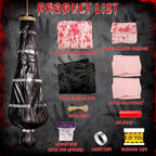 2 Packs 6ft Halloween Body Bags Decorations Outdoor, Hanging Corpse Props