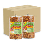 C&S Ready to Use Hot Pepper Bird Seed Cylinder, Spicy Wild Bird Outdoor Feeder with Hanger, 1.76 Pound Cylinder, 2 Pack