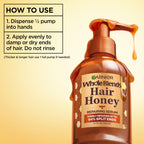 Garnier Whole Blends Honey Treasures Hair Honey Repairing Serum for Long, Damaged Hair, 5.1 Fl Oz, 2-Count (Packaging May Vary)