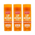 Buy now O'Keeffe's Lip Repair Unscented Lip Balm for Dry, Cracked Lips - Stick (3 Pack) - Moisturizer for Very Dry Lips at indiglob india