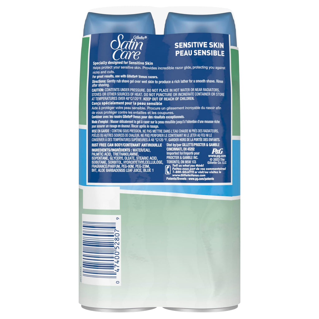 Gillette Venus Satin Care Sensitive Skin Shave Gel