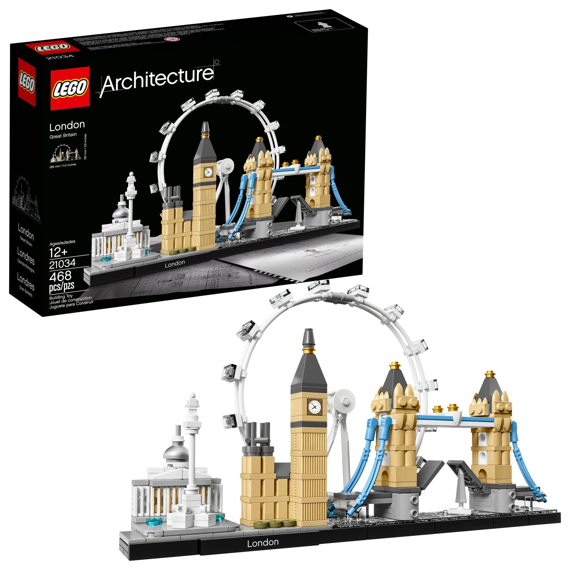Buy now LEGO Architecture London Skyline Collection 21034 Building Set Model Kit and Gift for Kids and Adults (468 pieces) at indiglob india