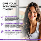 Hyaluronic Acid Supplements 1000mg - Skin & Joint Support - 120 Caps
