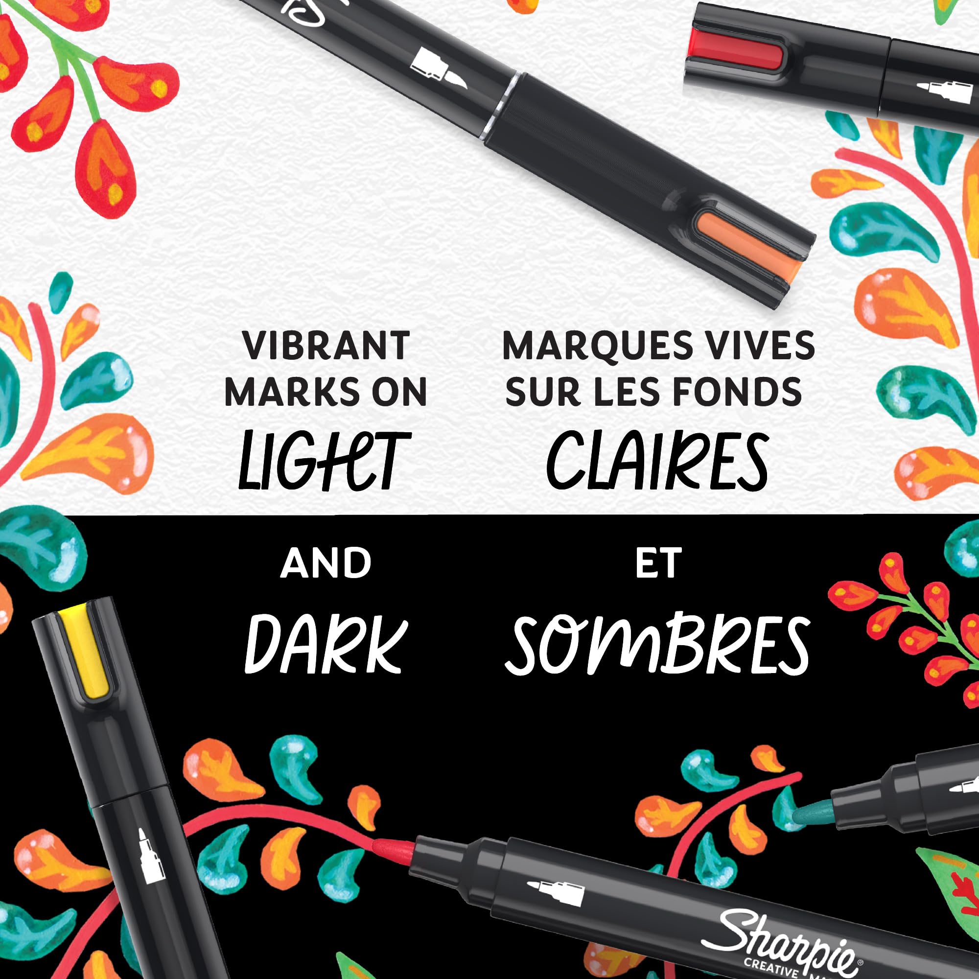 Buy now Sharpie Creative Acrylic Markers - Brush Tip, Set of 2, 2196903 at indiglob india