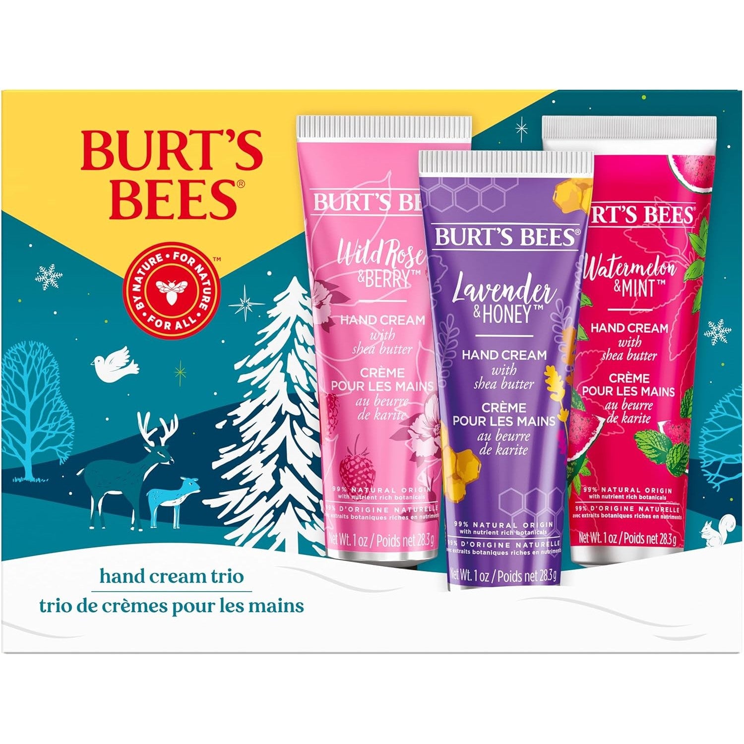 Buy now Burt's Bees Gifts Ideas - Classics Set, 6 Products in Giftable Tin â€“ Cuticle Cream, Hand Salve, Lip Balm, Res-Q Ointment, Hand Repair and Foot Cream 1 Ounce (Pack of 1) Lavender,Mint at indiglob india