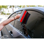 DSV Standard Window Squeegee for Window Cleaning, Window Cleaner Tool for Car Windshield, Shower Door, Boat | 2-in-1 Mini Squeegee for Home | Windshield Squeegee Kit for Car Windows