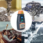 Buy now AGPtek® Professional Digital Laser Photo Tachometer Non Contact RPM Tach at indiglob india