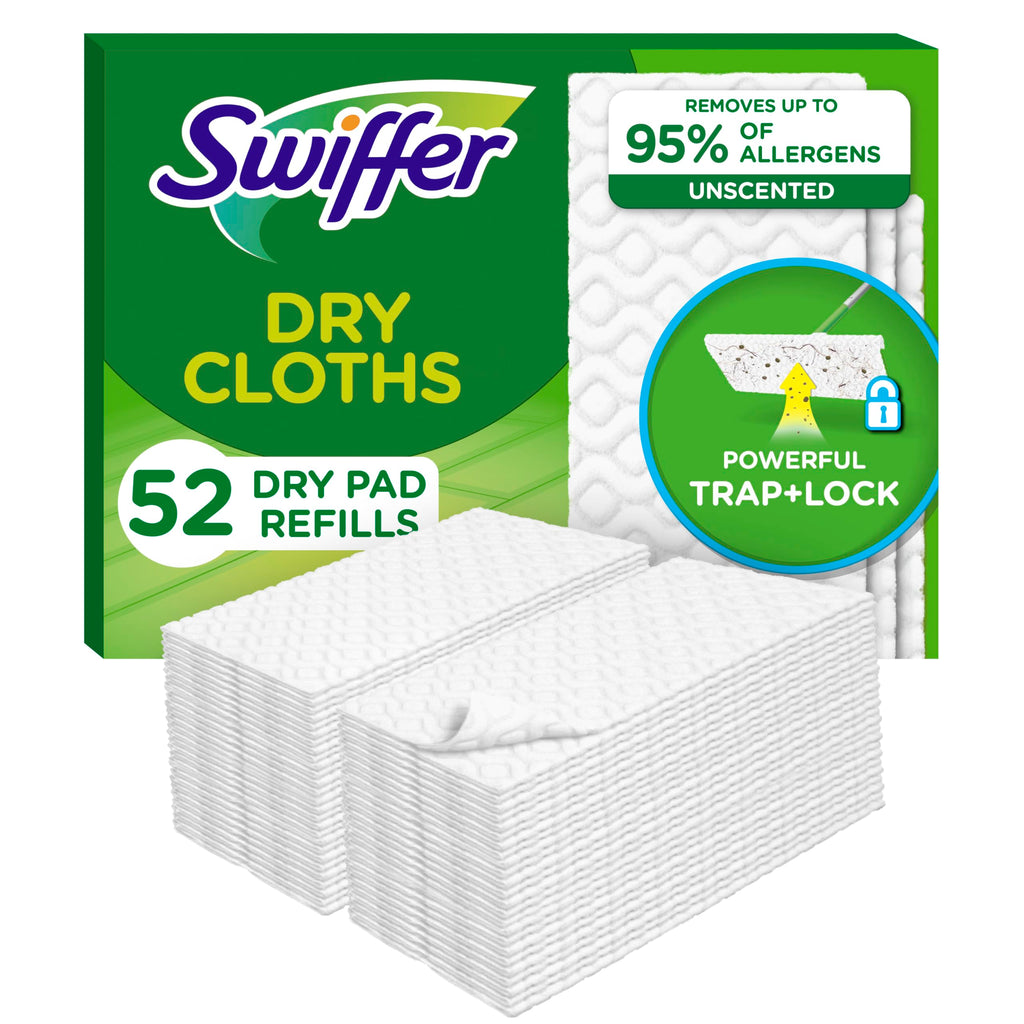 Buy now Swiffer Sweeper Dry Sweeping Pad, Multi Surface Refills for Dusters Floor Mop, with Febreze Lavender, 32 count at indiglob india