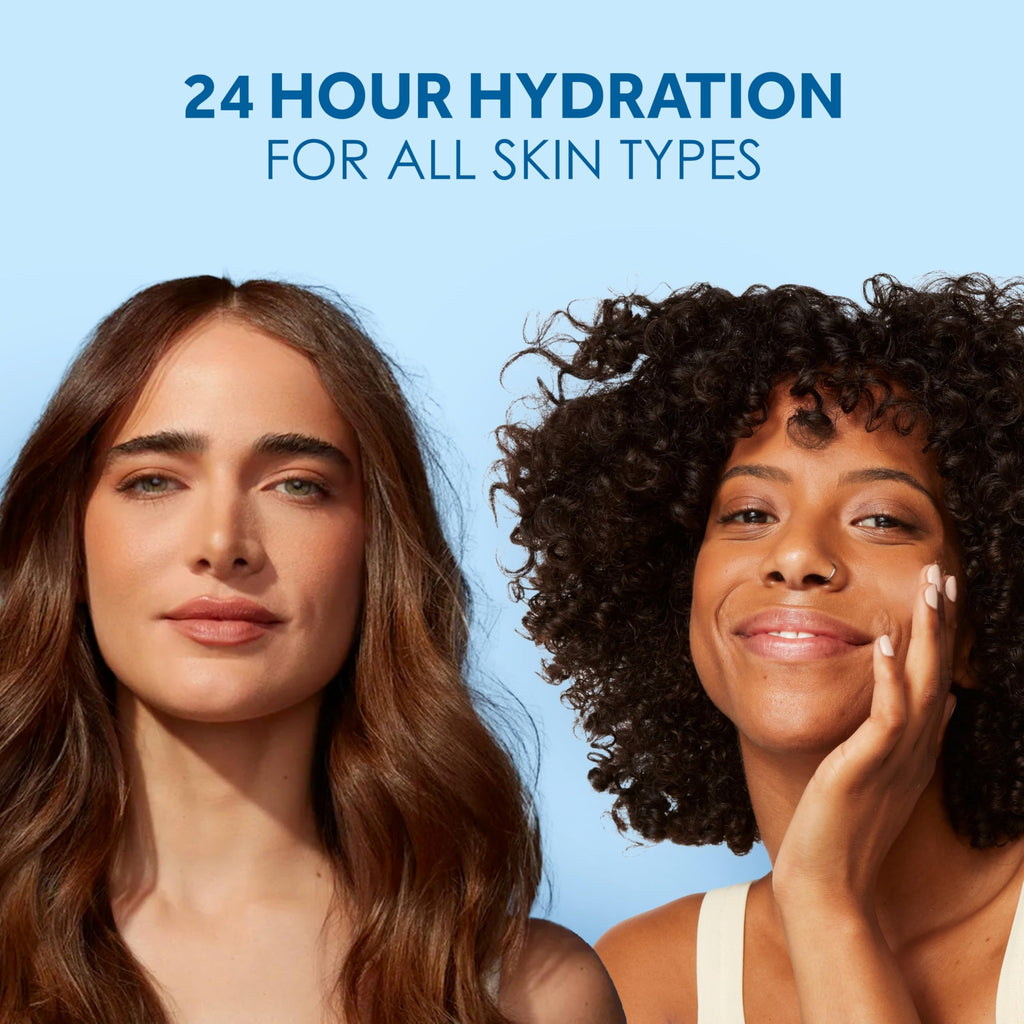 POND'S Fresh Hydration Gel Moisturizer – 24 HR Hydration with Vitamin E, Hyaluronic Acid & Vitamin B3 – Alcohol & Oil-Free Face Moisturizer – Dermatologist Tested, 3.4 oz, (Pack of 2)