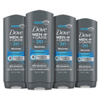 Buy now DOVE MEN + CARE Body and Face Wash Clean Comfort 4 Count for Healthier and Stronger Skin Effectively Washes Away Bacteria While Nourishing Your Skin, 18 oz at indiglob india