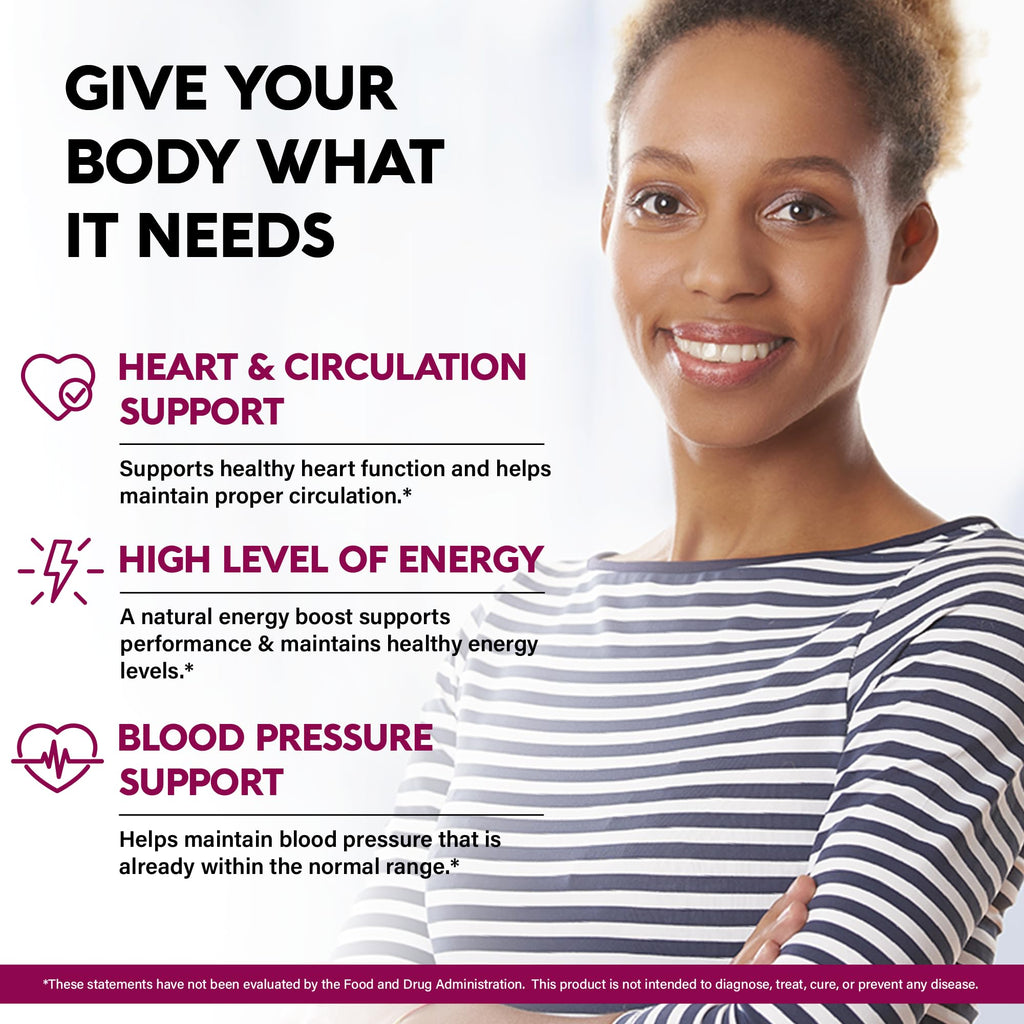 Beet Root Capsules - Healthy Blood Pressure Support Supplement** - 120 Caps | Beet Root for Heart & Circulation Support for Men & Women - with Hawthorn Berry, Hibiscus & Garlic - Nitric Oxide for Energy