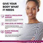 Beet Root Capsules - Healthy Blood Pressure Support Supplement** - 120 Caps | Beet Root for Heart & Circulation Support for Men & Women - with Hawthorn Berry, Hibiscus & Garlic - Nitric Oxide for Energy