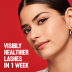 Buy now REVLON ColorStay Lash Serum + Liner, Waterproof Eyeliner, Healthier Looking Eyelashes, Smudge-Resistant Flexible Brush Tip, 001 Blackest Black at indiglob india