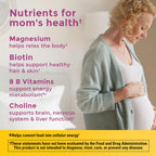 Nature Made Prenatal Vitamin Softgels + Choline Capsules, 60 Count of Each | Prenatal Vitamins for Women, 60 Multi Prenatal Softgels with Folic Acid & DHA + 60 Choline Supplement Capsules, 60 Day Supply