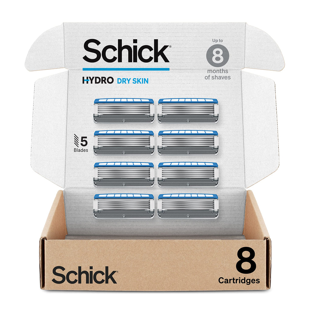Schick Hydro Advanced Hydration 5-Blade Mens Razor Blades Refills, 12ct