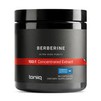 Toniiq NSF Certified Ultra High Strength Berberine HCl from The Himalayas | 100:1 Concentrated Extract - Lab-Tested 97% Berberine HCl - 90 Vegetarian Capsules, 500 mg per Capsule